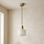 Natural Alabaster Small Pendant Light — image 21