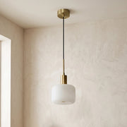 Natural Alabaster Small Pendant Light — image 21