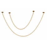 Liora Beaded Alabaster Swag Chandelier