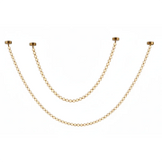 Liora Beaded Alabaster Swag Chandelier