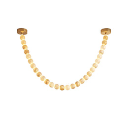 Liora Beaded Alabaster Swag Chandelier
