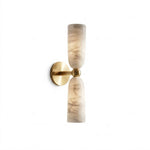 Odile Alabaster Cone Wall Sconce