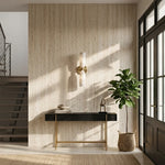 Odile Alabaster Cone Wall Sconce