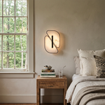 Solveig Overlapping Alabaster Wall Sconce