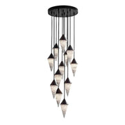 Ondine Faceted Alabaster Drop Chandelier