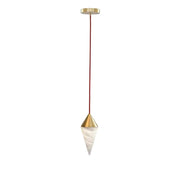 Ondine Faceted Alabaster Drop Chandelier