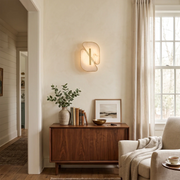 Solveig Overlapping Alabaster Wall Sconce