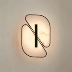 Solveig Overlapping Alabaster Wall Sconce