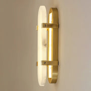 Oval Calla Alabaster Wall Sconce