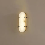 Oval Calla Alabaster Wall Sconce