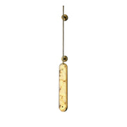 Oval Lysandra Alabaster Wall Sconce