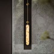 Oval Lysandra Alabaster Wall Sconce