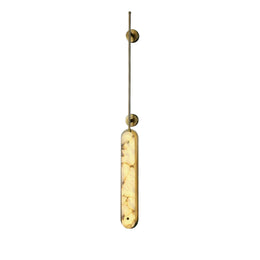 Oval Lysandra Alabaster Wall Sconce