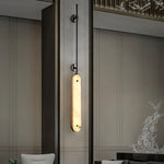 Oval Lysandra Alabaster Wall Sconce