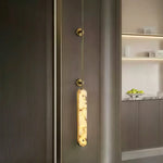 Oval Lysandra Alabaster Wall Sconce