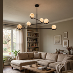 Perrin Crossing Arm Globe Chandelier