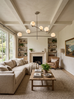 Perrin Crossing Arm Globe Chandelier
