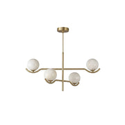 Perrin Crossing Arm Globe Chandelier