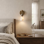 Perrin Stacked Alabaster Wall Sconce