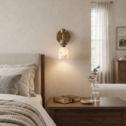 Perrin Stacked Alabaster Wall Sconce