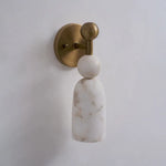 Perrin Stacked Alabaster Wall Sconce