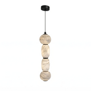 Perrine Stacked Alabaster Pendant Light