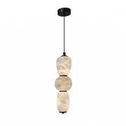 Perrine Stacked Alabaster Pendant Light