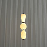 Perrine Stacked Alabaster Pendant Light
