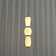 Perrine Stacked Alabaster Pendant Light