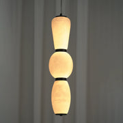 Perrine Stacked Alabaster Pendant Light