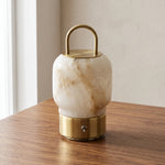 Portable Alabaster Lantern Table Lamp — image 12