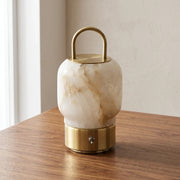 Portable Alabaster Lantern Table Lamp — image 12