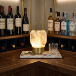 Portable Alabaster Lantern Table Lamp — image 7