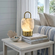 Portable Alabaster Lantern Table Lamp — image 9