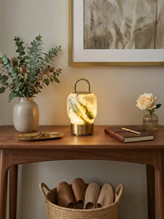 Portable Alabaster Lantern Table Lamp — image 10