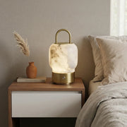 Portable Alabaster Lantern Table Lamp — image 8