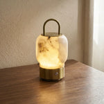 Portable Alabaster Lantern Table Lamp — image 11