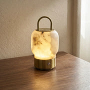 Portable Alabaster Lantern Table Lamp — image 11