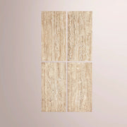 Sopravelle Reeded Stone Closed Nightstand — ITALIAN CLASSICO TRAVERTINE