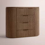 Sopravelle Tall Drawer Dresser — BROWN OAK / 50