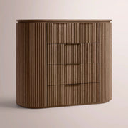 Sopravelle Tall Drawer Dresser — BROWN OAK / 50