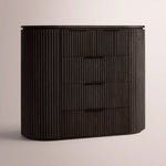 Sopravelle Tall Drawer Dresser — BLACK OAK / 50