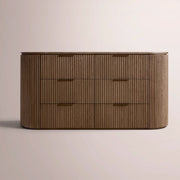 Sopravelle Drawer Dresser — BROWN OAK / 72