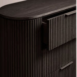 Sopravelle Tall Drawer Dresser — BLACK OAK / 72