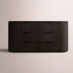 Sopravelle Drawer Dresser — BLACK OAK / 72