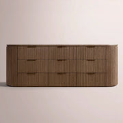 Sopravelle Drawer Dresser — BROWN OAK / 90
