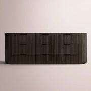 Sopravelle Drawer Dresser — BLACK OAK / 90