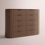 Sopravelle Tall Drawer Dresser — BROWN OAK / 72