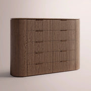 Sopravelle Tall Drawer Dresser — BROWN OAK / 72