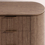 Sopravelle Tall Drawer Dresser — BROWN OAK / 50